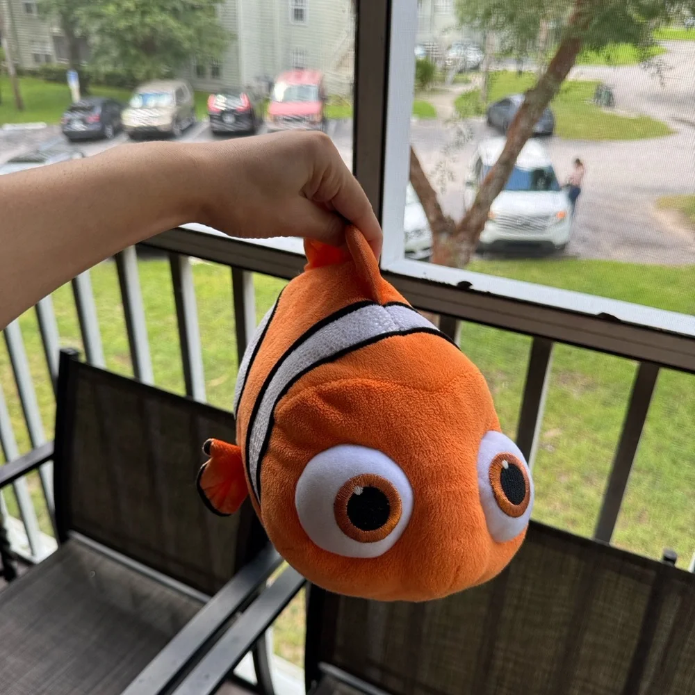 Orange Plush Fish Toy